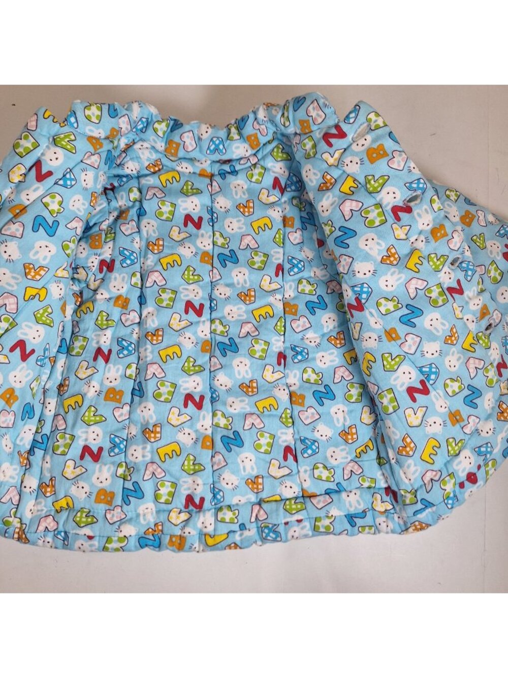 Kids Alphabet Rabbit Puff Coat Handmade